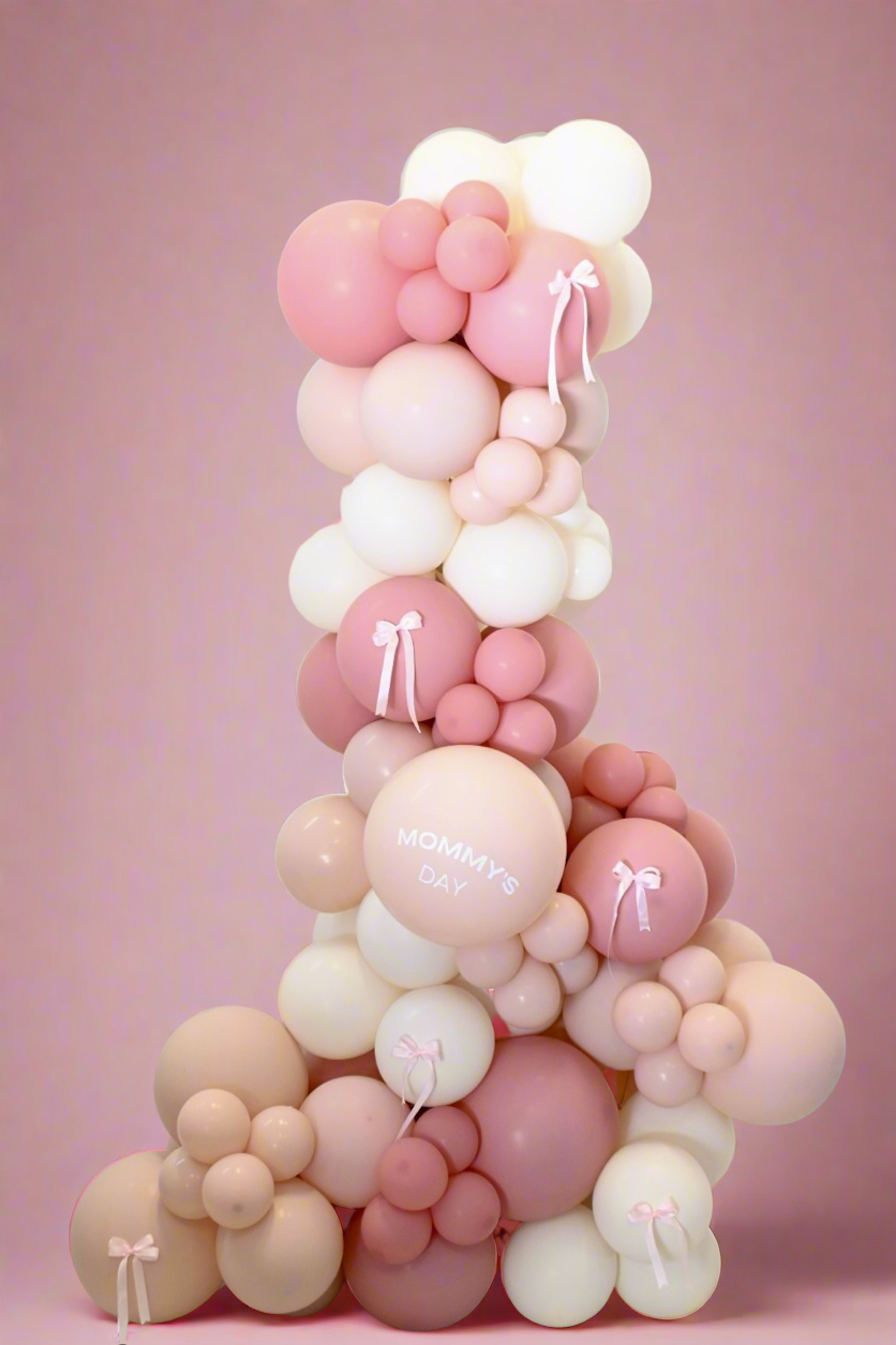 Balloon Garland with Bows