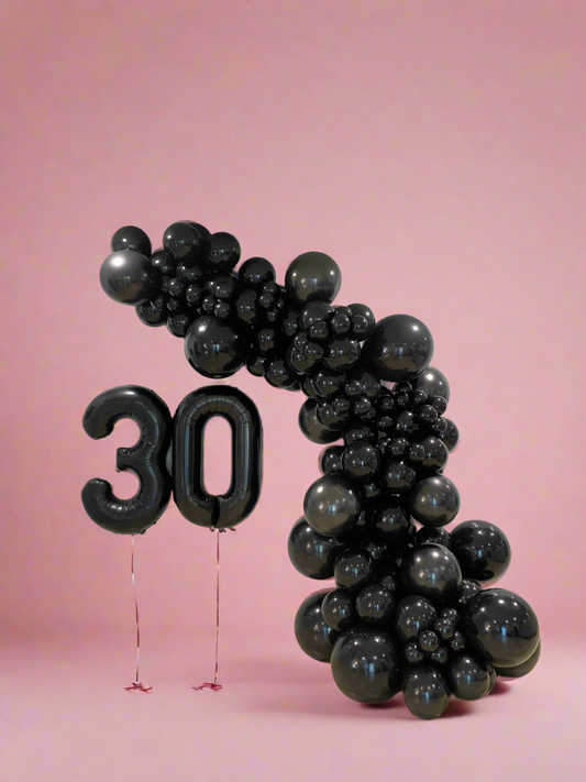 Balloon Garland with Numbers