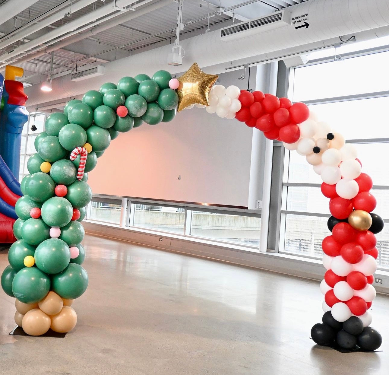 Christmas Entryway Arch