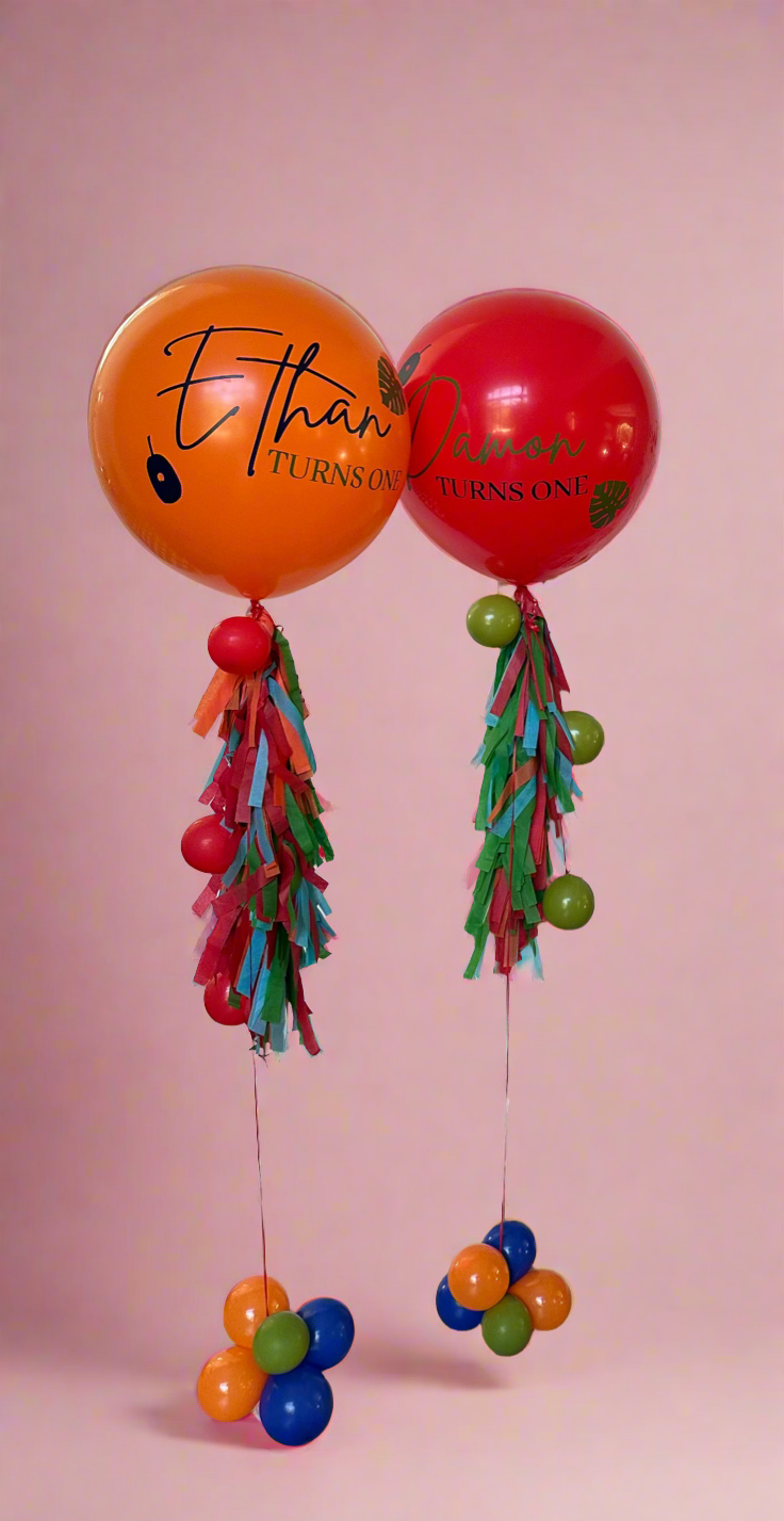 Custom Jumbo Balloon with Tassel