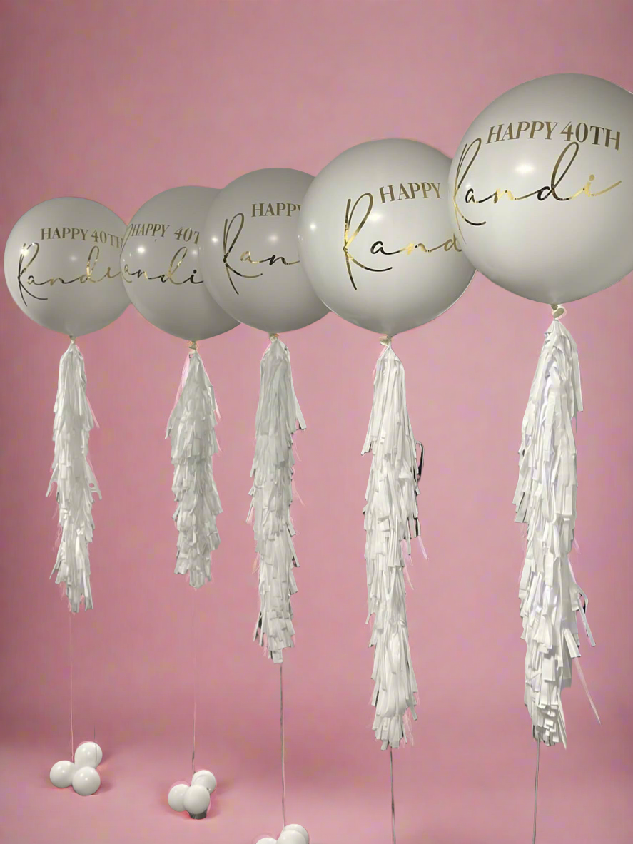 Custom Jumbo Balloon with Tassel