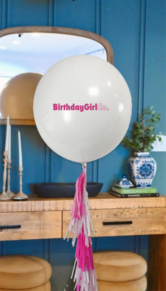 Custom Jumbo Balloon with Tassel